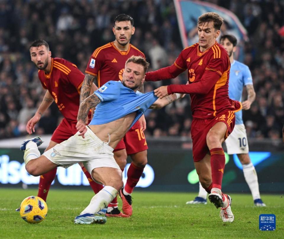 罗马队在周末意大利联赛中取得胜利