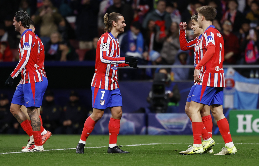 格列兹曼梅开二度，马竞主场擒敌破僵